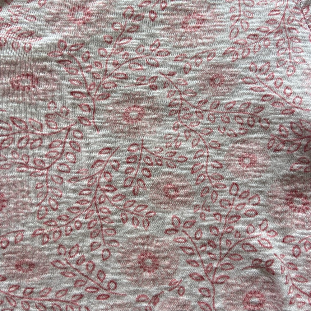 Columbia Sportswear Women’s V Neck Cotton Cap Sleeve Blouse Pink Floral Small - Picture 4 of 7